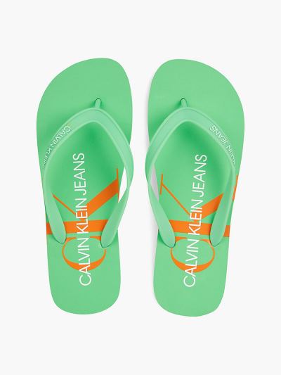 Calvin Klein Cipők HU755247 | Calvin Klein Tpu Upper Férfi Strandpapucs Türkiz